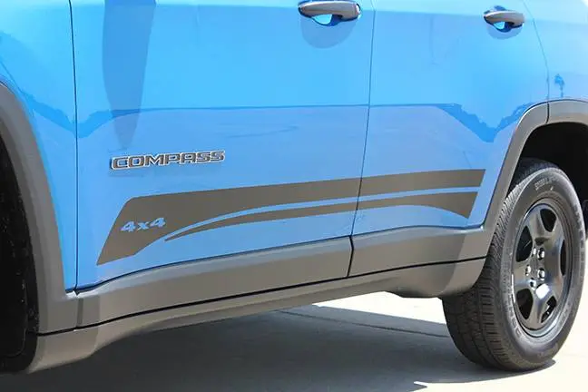 2017-2019 Jeep Compass Course Rocker Graphic Kit - Image 4