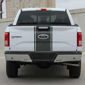 2009-2017 Ford F-150 Center Vinyl Racing Stripes Graphic Kit