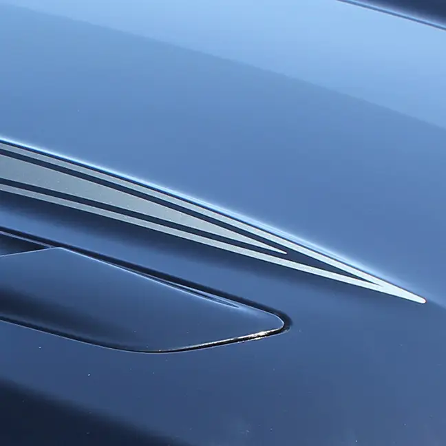 2015- 2017 Ford Mustang Hood Side Spears Vinyl Stripes - Image 4
