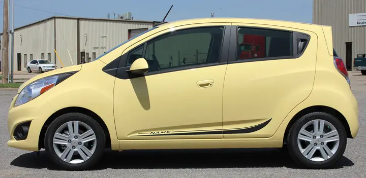 2013-2016 Chevy Spark Arc Vinyl Side Stripes Graphic Kit