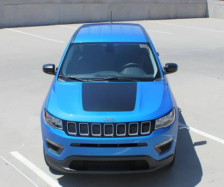 2017-Present Jeep Compass Bearing Hood Graphic Kit - Image 2