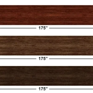 Wood Grain Vinyl Continuous Bulk Panel Kit 16" X 180"