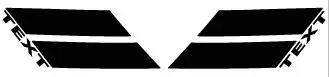 2013-2016 Dodge Dart Darting Double Bar Graphic Kit - Image 2