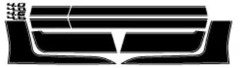 2010-2012 Ford Mustang Dominator Graphic Kit - Image 3