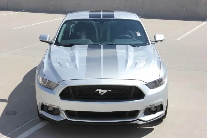 2015-2017 Ford Mustang Faded Rally Racing Stripe Kit