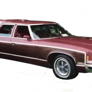 Early GM Dark Walnut Digital Reproduction Wood Grain Vinyl Replacement Kit