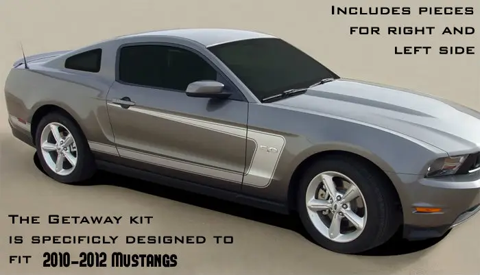 2010-2012 Ford Mustang Getaway Graphic Kit