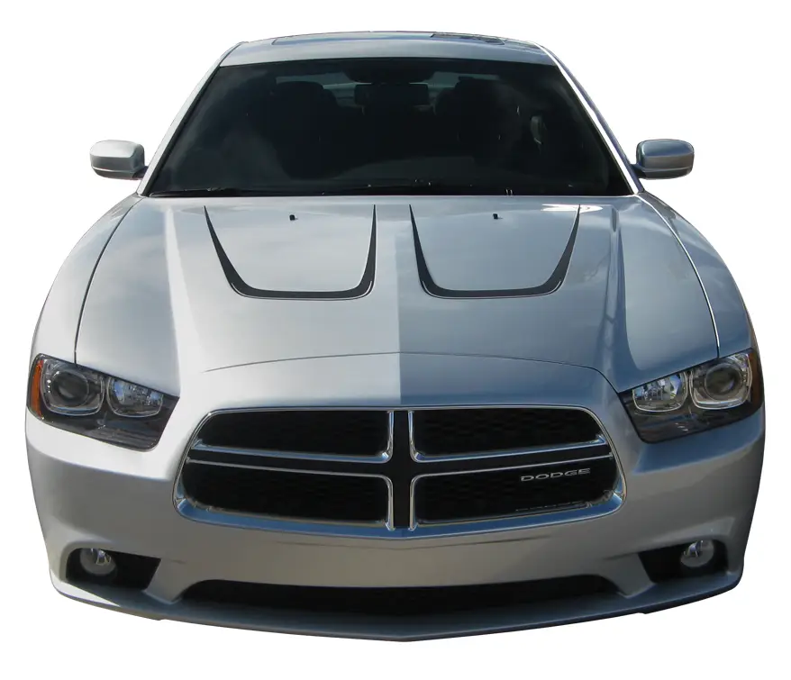 2011-2014 Dodge Charger Hood Scallops Kit