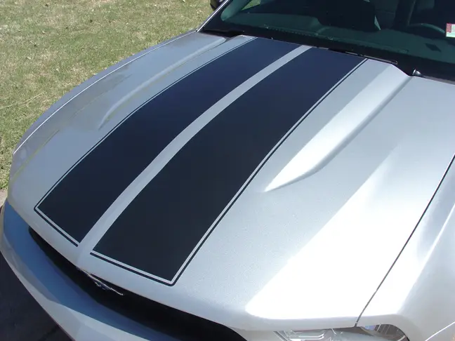 2010-2012 Ford Mustang Wildstang Racing Stripes Graphic Kit - Image 3