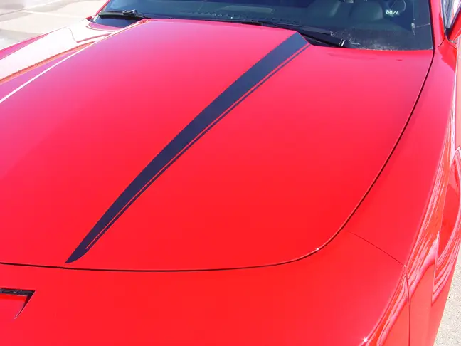2009-2014 Chevy Camaro Hood Spikes Graphic Kit - Image 3
