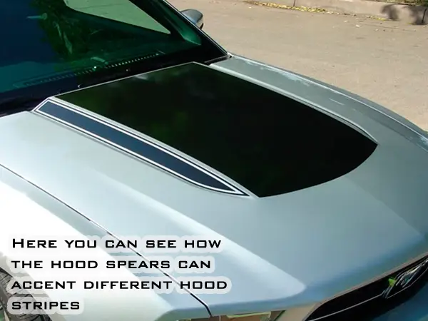 2010-2012 Ford Mustang Hood Spears Dominator Graphic Kit
