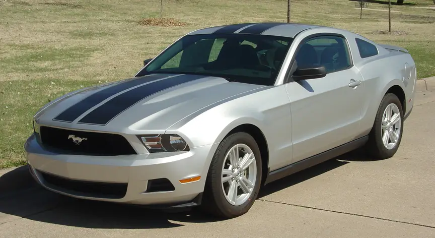 2010-2012 Ford Mustang Wildstang Racing Stripes Graphic Kit - Image 2