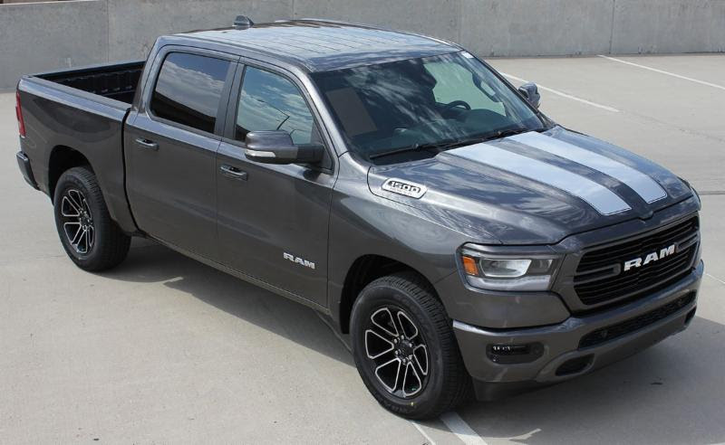 2019-2020 Dodge Ram Rally Racing Stripes Graphic Kit