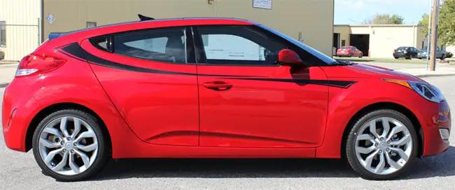 2011-2017 Hyundai Veloster Relay Graphic Kit - Image 2