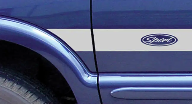 Rocker Strobe 6.0 Versatile Vinyl Stripe Graphic Kit w/Names