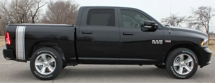 2009-2018 Ram Rumble Stripes Dodge Ram Bed Stripes Vinyl Graphics Kit
