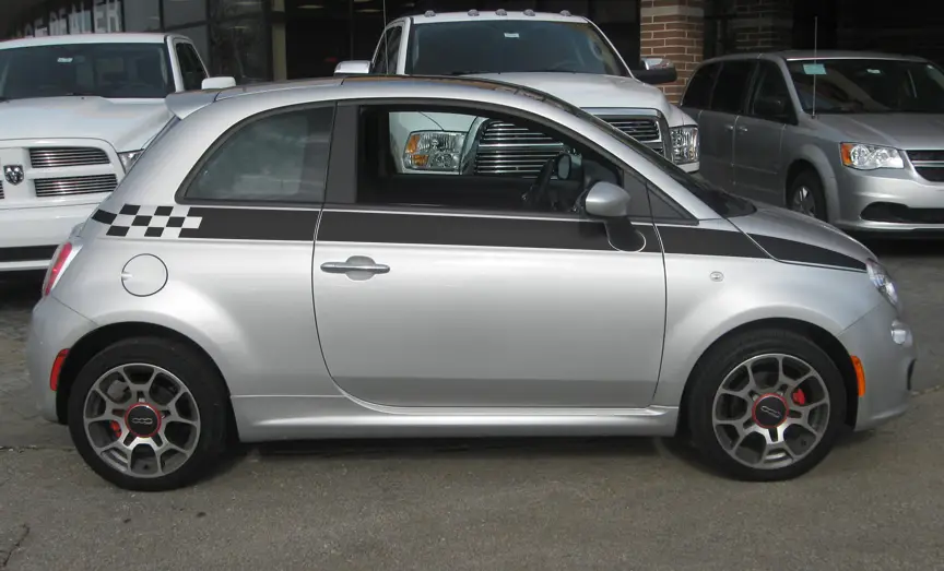 2011-2017 Fiat 500 SE5 Checkered Flag - Image 2