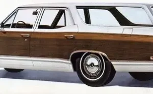 68-72 Chevelle Dark Walnut Digital Reproduction Wood Grain Vinyl Replacement Kit