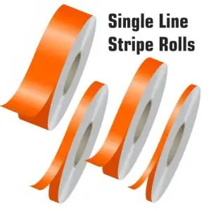 Single Line Single Color Vinyl Stripe Roll