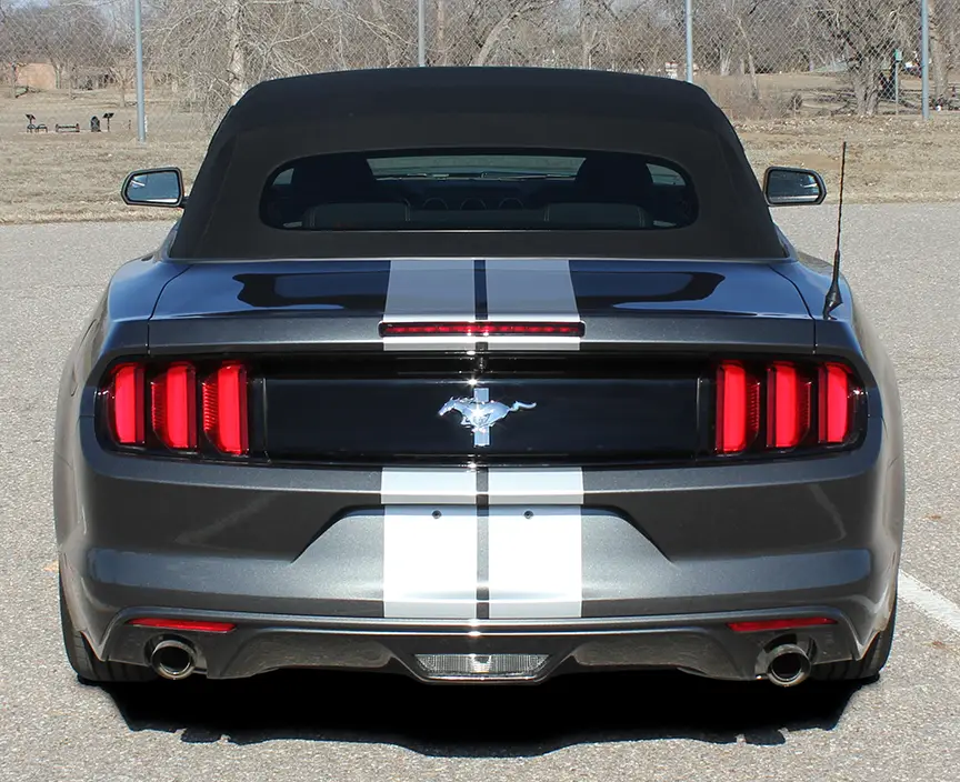 2015-2017 Ford Mustang Stallion Slim Racing Stripe Graphic Kit