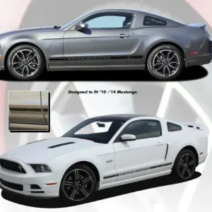 2010-2014 Ford Mustang Thunder Rocker 1 Graphic Kit