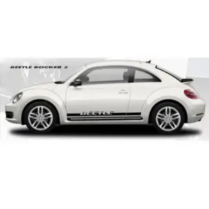 2012-2019 Volkswagen Beetle Rocker 2 Stripe Vinyl Graphic Kit