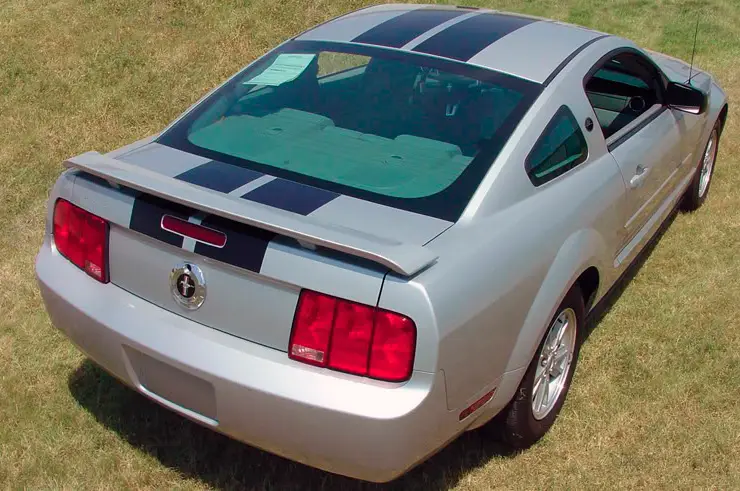 2005-2009 Ford Mustang Wildstang Racing Stripes Graphic Kit - Image 3